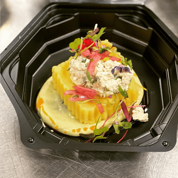 Screenshot 2022-10-27 at 12-16-36 Orange Lutheran Cafe on Instagram Serving one of the Taste of OLU dishes for #hispanicheritagemonth Chicken Salad Causa (Citrus Potato Cake) Pickled Red Onions Avocado Purée Micro 